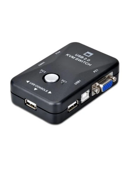4509 2 Port USB to KVM Switch Çoklu Pc Kasa Çoklayıcı ürün görseli 1