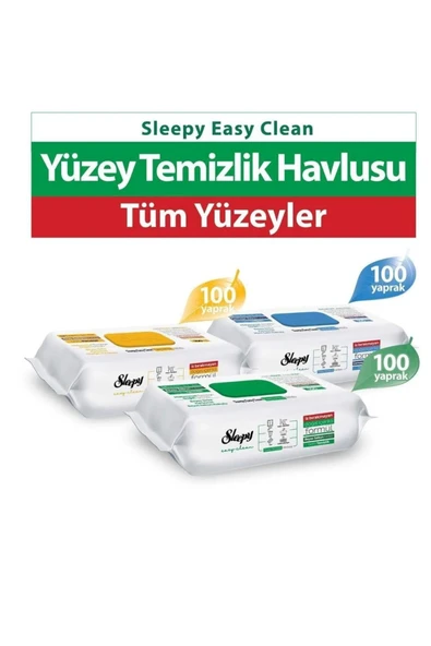 Sleepy Easy Clean Beyaz Sabun, Çamaşır Suyu, Arap Sabunu 3'lü Paket ürün görseli 1