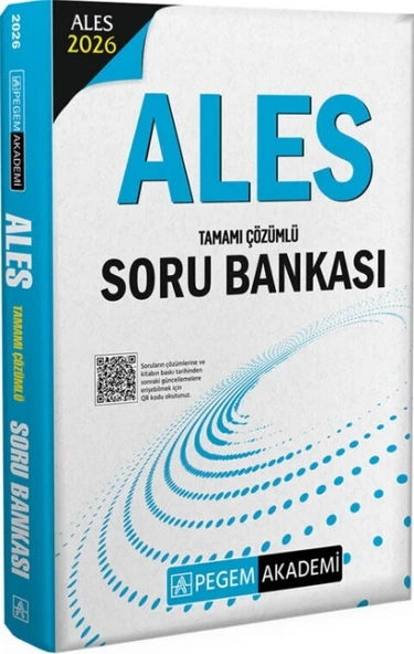 2026 ALES Tamamı Çözümlü Soru Bankası Pegem Yayınları ürün görseli 1