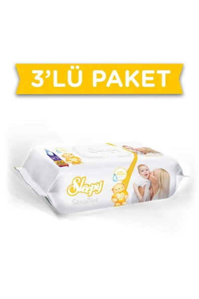 Sleepy Sensitive 90'lı Islak Havlu x 3 Adet ürün görseli 1