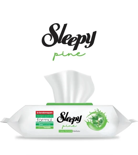 Sleepy Yüzey Temizleme Havlusu Çam Ferahlığı - Pine 100'lü ürün görseli 1