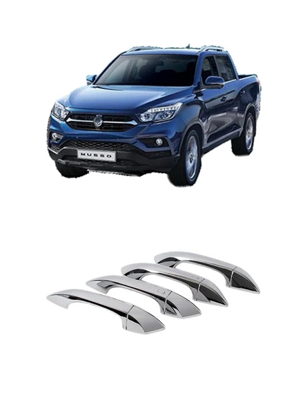 SsangYong Musso Grand 2018 ve Sonrası Kapı Kolu ABS Kromu OEM (Made in Korea) ürün görseli 1