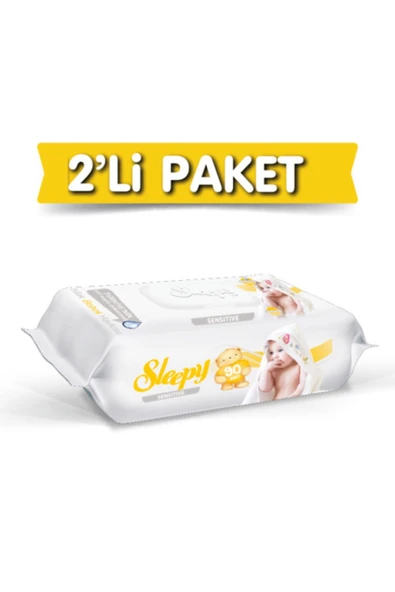Sleepy Sensitive Islak Bebek Havlusu 90x2 ürün görseli 1