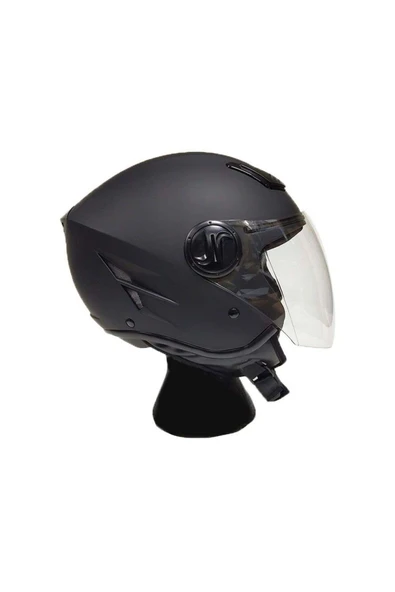 VIRTUE AÇIK KASK MAT SİYAH XL - Resim 4