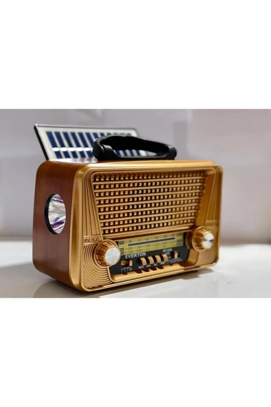ataşbey RT-836 Nostalji Solar Güneş Enerjili Bluetooth/USB/Sd kart/ Radyo mp3 Player Müzik Kutusu ürün görseli 1