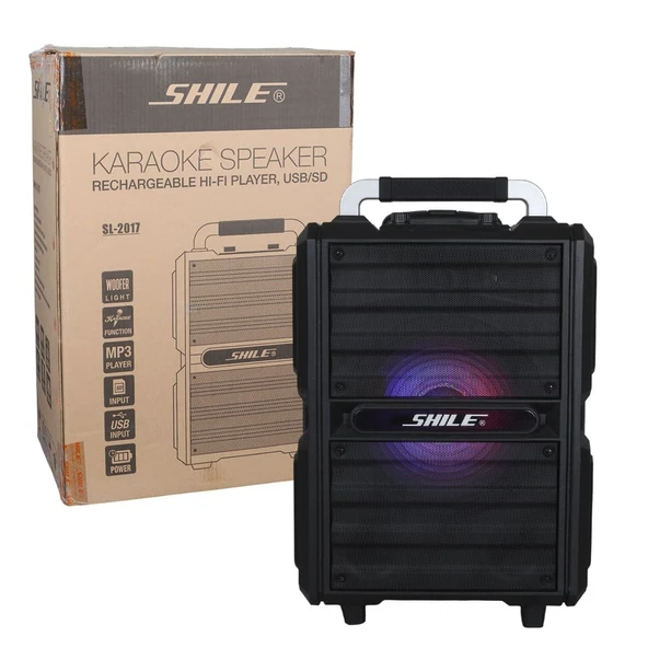 Shile SL-2017 50 Watt Taşınabilir Seyyar Aktif Amfi Hoparlör ürün görseli 1