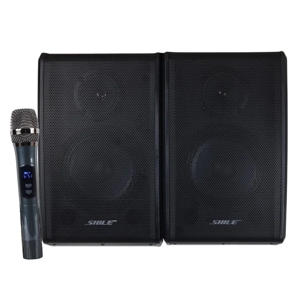 Shile KX-2 El Mikrofonlu Taşınabilir Şarjlı Seyyar Anfi ürün görseli 1