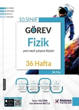 Armada Yayınları 10. Sınıf Görev Fizik Yeni Nesil Çalışma Föyleri 36 Hafta ürün görseli 1