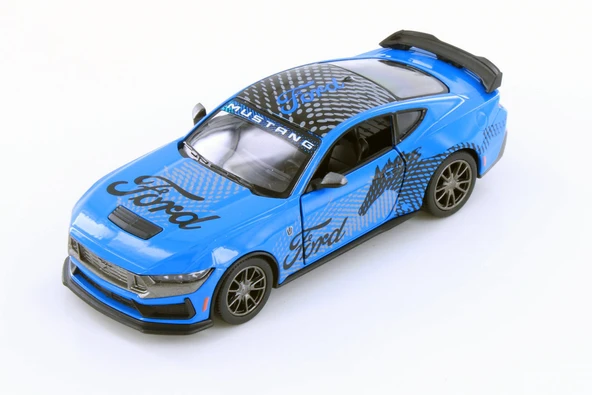 Kinsmart 2024 Ford Mustang Dark Horse Livery Edition Diecast Model Araba ürün görseli 1