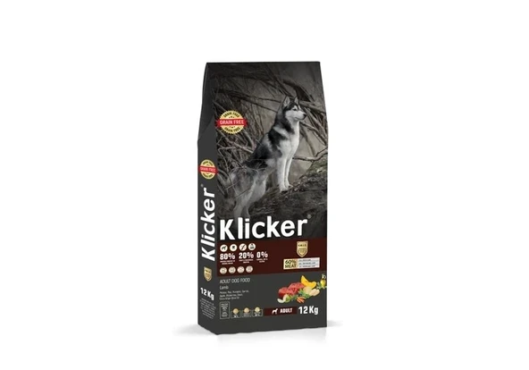 KLICKER YETİŞKİN KÖPEK KURU MAMASI KUZULU ürün görseli 1