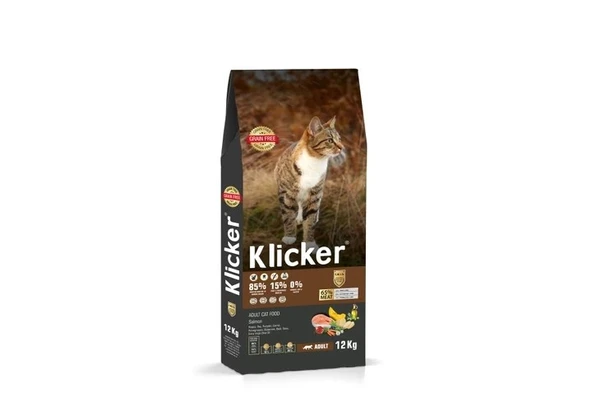 KLICKER YETİŞKİN KEDİ KURU MAMASI SOMONLU ürün görseli 1