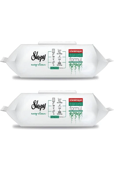 Sleepy Easy Clean Yüzey Temizlik Havlusu 100 Yaprak 2 ADET ürün görseli 1