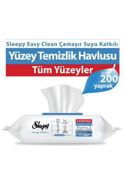 Sleepy Çamaşır Suyu Katkılı Temizlik Havlu 100'lü 2 Adet ürün görseli 1