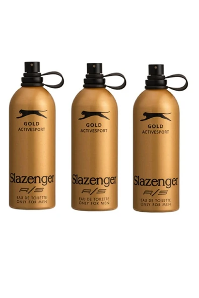 Slazenger Gold Active Sport Edt 125 ml Erkek Parfüm X3 Adet ürün görseli 1