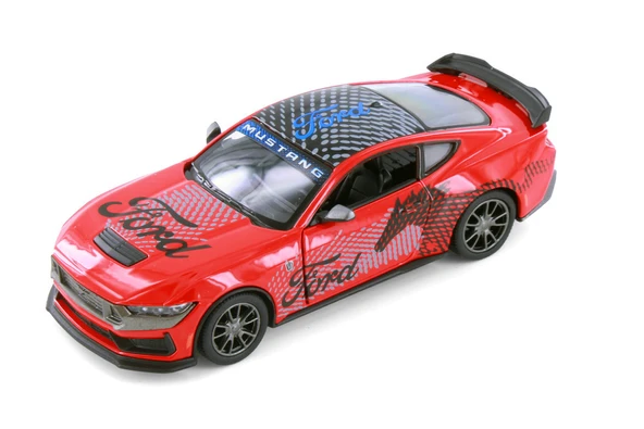 Kinsmart 2024 Ford Mustang Dark Horse Livery Edition Diecast Model Araba ürün görseli 1