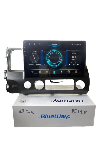 Honda Civic Fd6 BLUEWAY 8-128 TAM PROFESYONEL OEM MULTİMEDİA ürün görseli 1
