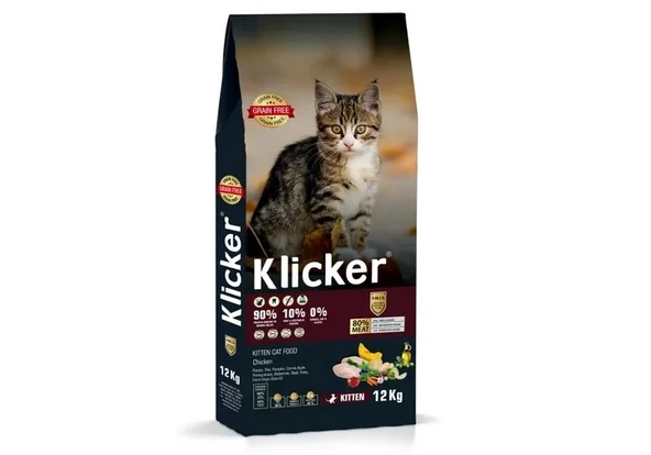 KLICKER YAVRU KEDİ KURU MAMASI TAVUKLU ürün görseli 1