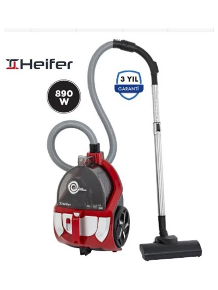 Heifer Cyclone  Toz Torbasız Elektrikli Süpürge 890 W ürün görseli 1