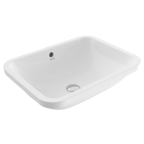 Bocchi Scala Tezgah Altı Lavabo 55 Cm Parlak Beyaz 1006-001-0125 ürün görseli 1