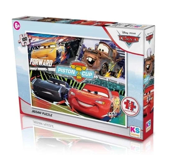 Ks Puzzle Cars Puzzle 100 Parça ürün görseli 1