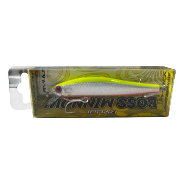 Ryuji Boss Minnow 70F 7cm 6gr Maket Balık  Chartreuse UV ürün görseli 1