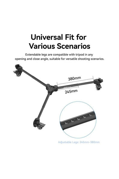 At-02 Taşınabilir Tripod Dolly - Resim 3