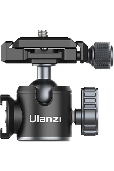 U-80l Arca Side Cold Shoe Ball Head Tripod Başlığı - Resim 2