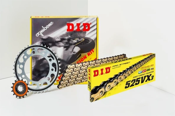 HONDA CBF 600 04-07 D.I.D ZİNCİR DİŞLİ SET 15T-43T ürün görseli 1