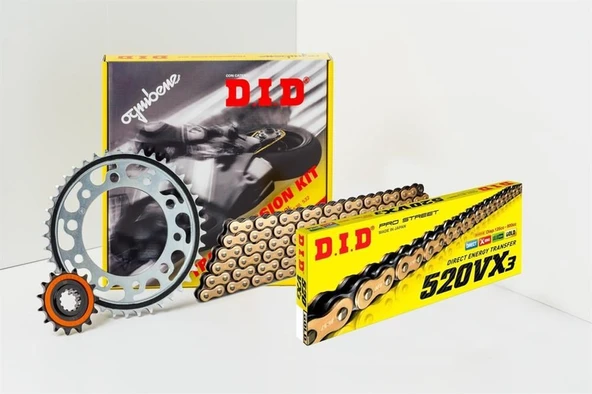 KAWASAKI EN 500 96-05 D.I.D ZİNCİR DİŞLİ SET 16T-42T ürün görseli 1