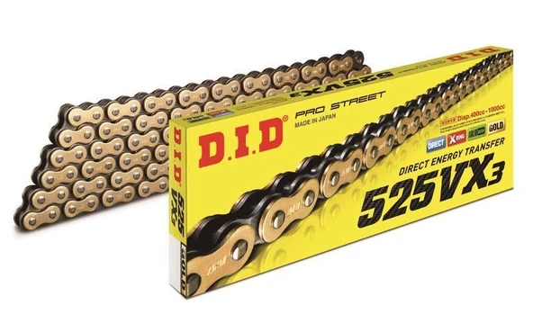 DID 525 VX3 G&B 110 BAKLA ZİNCİR ürün görseli 1
