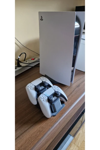 Çift PS5 Kontrol Ünitesi Standı - 3d Baskı,Şık Ve Fonksiyonel Tasarım ürün görseli 1