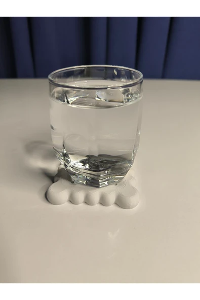 4'Lü Petibör Bisküvi Şeklinde Bardak Altlığı ürün görseli 1