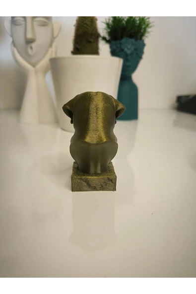 Köpek Figüründe Dekoratif Biblo - Resim 3