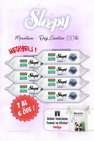 7 AL 6 ÖDE Sleepy Mountain Dağ Esintisi Islak Havlusu  ve ROSIE ürün görseli 1