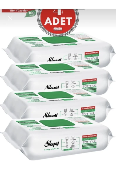 Sleepy Easy Clean Temizlik Havlusu X4 400 Adet ürün görseli 1
