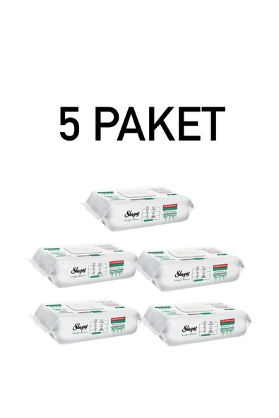 Sleepy Easy Clean Beyaz Sabun Islak Mendil 500 Yaprak (5 PAKET) ürün görseli 1