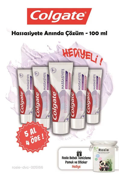 5 AL 4 ÖDE Colgate Hassasiyete Anında Çözüm 100 ml ve Rosie Hediye ürün görseli 1