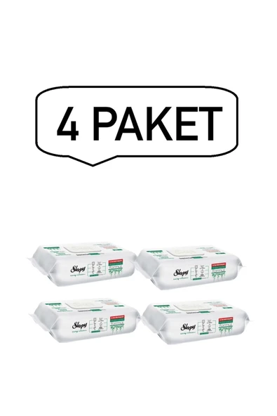 Sleepy Easy Clean Islak Mendil 100'lü 4 Paket 400 YAPRAK ürün görseli 1