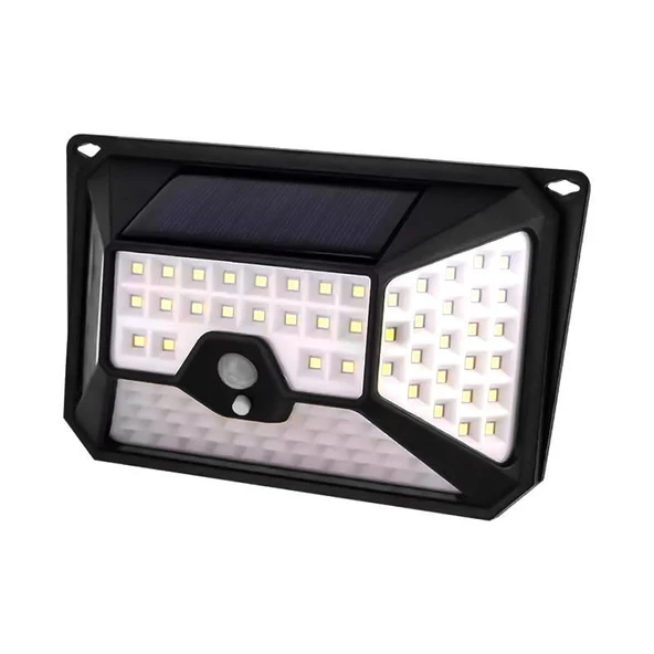 Powermaster YT-109 Hareket Sensörlü 3 Çalışma Modlu 109 SMD Led Solar Bahçe Duvar Aydınlatma Lambası ürün görseli 1