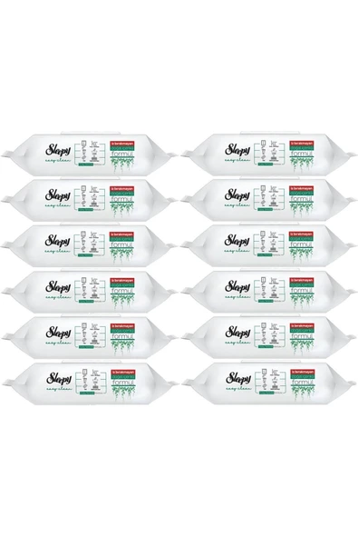 Sleepy Easy Clean Yüzey Temizlik Havlusu 100 Yaprak (12 Li Set) 1200 Yaprak ürün görseli 1