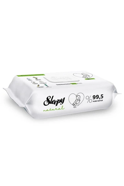 Sleepy Natural Yenidoğan Islak Bebek Bakım Havlusu 90 Yaprak ürün görseli 1