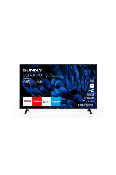 SN50QMN252 50" 127 Ekran Uydu Alıcılı 4K Ultra HD WebOS Smart QLED TV ürün görseli 1