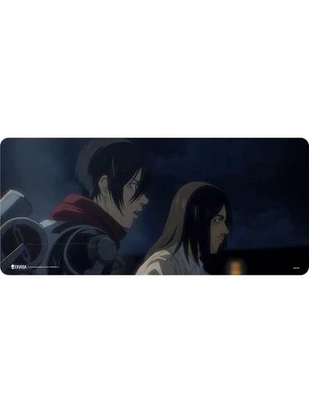 EXVEGA Attack on Titan Eren & Mikasa Mousepad XXL ürün görseli 1
