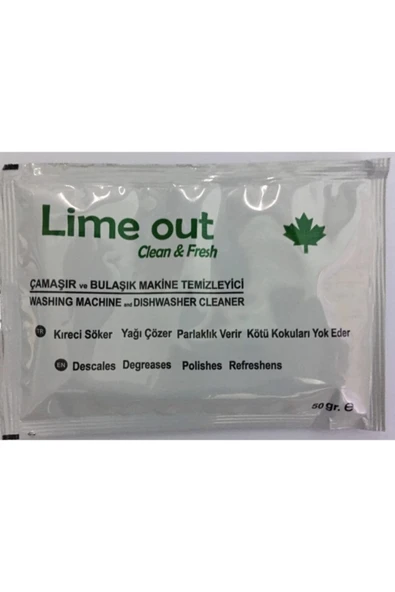 LİME OUT Kireç Ve Yağ Çözücü Toz- Çamaşır Makinesi-bulaşık Makinesi 5 Adet ürün görseli 1