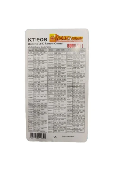 Universal Kt-e08 6000 In 1 Unıversal Akıllı Klima Kumanda - Resim 3