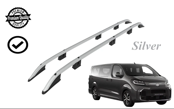 TOYOTO PROACE VERSO KISA ŞASE TAVAN ÇİTASI PORTBAGAJ GRİ 2019 2020 2021 2022 2023 2024 2025 2026 ürün görseli 1