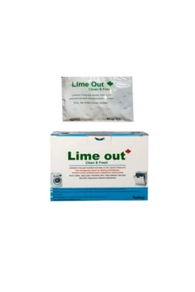 Lime ( 1 ADET ) Lime Out Çamaşır - Bulaşık Makinesi Kireç Temizleyici (5'li Paket) ürün görseli 1