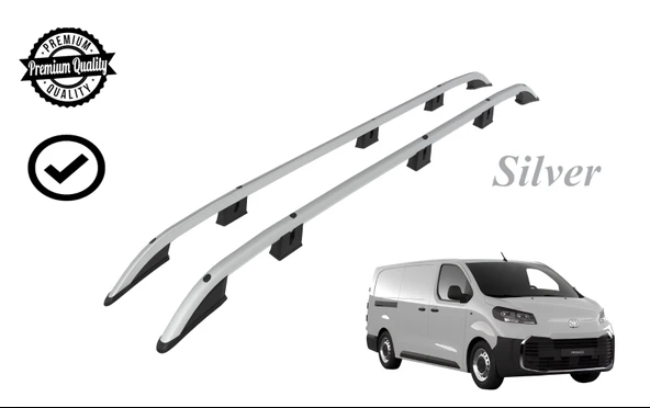 TOYOTO PROACE KARGO KISA ŞASE TAVAN ÇİTASI PORTBAGAJ GRİ 2019 2020 2021 2022 2023 2024 2025 2026 ürün görseli 1