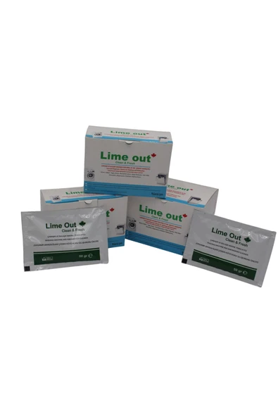 LİME OUT Lime Out, Çamaşır ve Bulaşık Makinesi Kireç ve yağ sökücü (Kutu 5 adettir.) ürün görseli 1