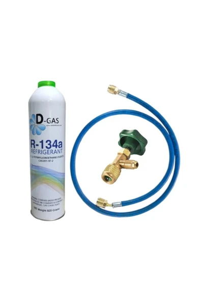 Universal Buzdolabı Soğutucu R134a Gaz Verme Seti Gaz - Vana - Hortum ürün görseli 1